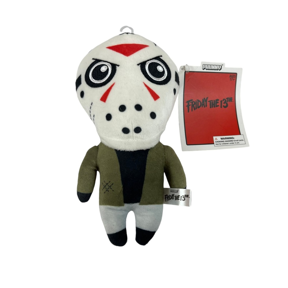 Kid Robot Phunny Jason Friday the 13th Halloween Plush Stuffed Toy Lovey 8"